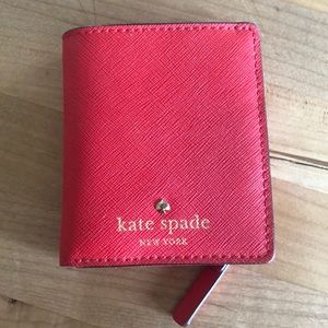 Kate spade red wallet